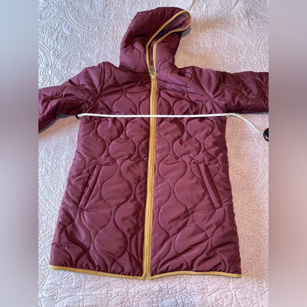 Susan Graver Maroon Quilted Puffer Jacket - Picture 9 of 16